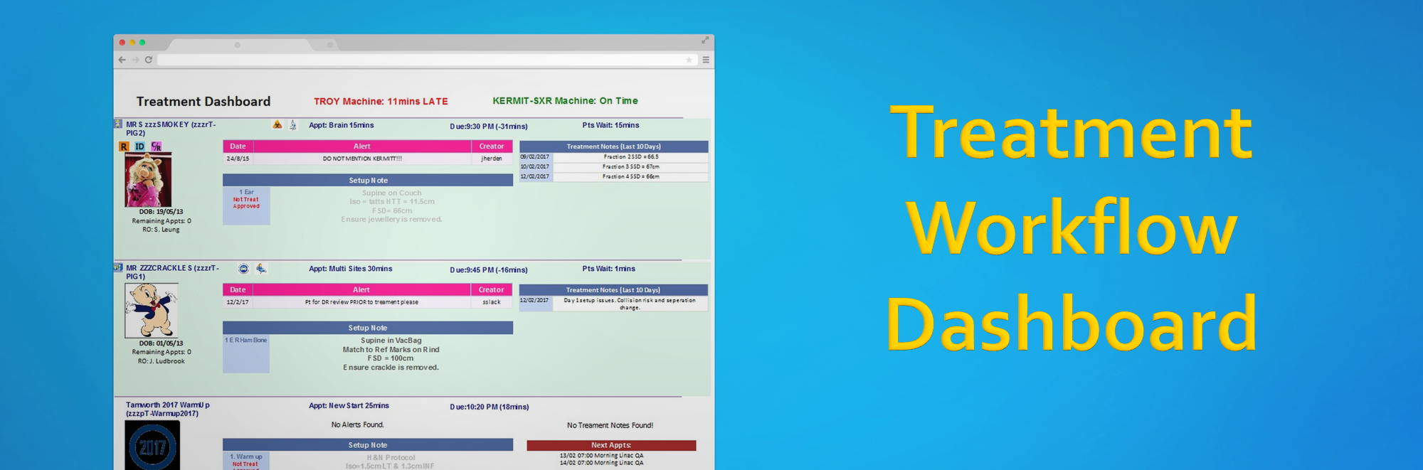 Image of Treatment Dashboard